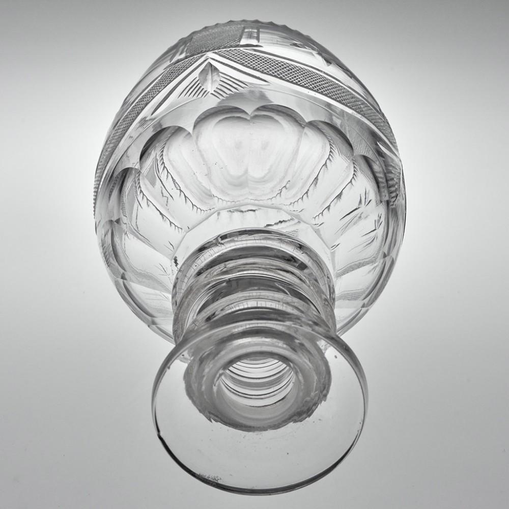 Northern Irish A Waterloo Glass Company Decanter Cork, c1825 For Sale