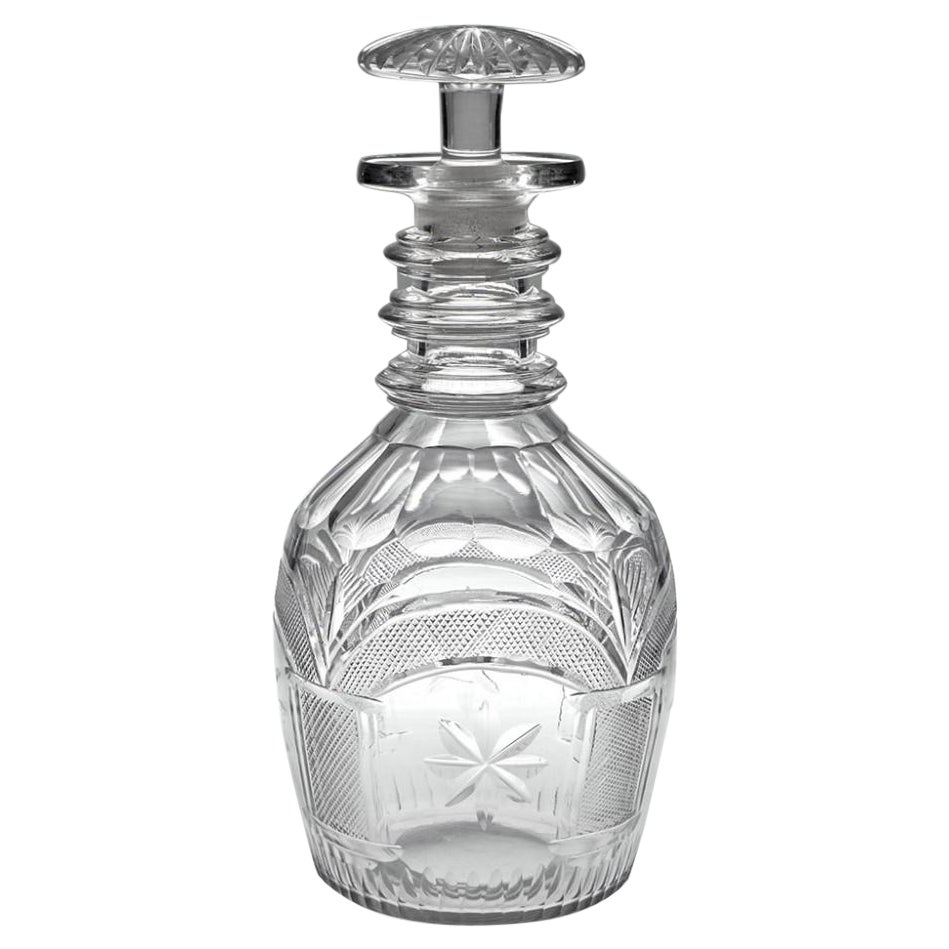 A Waterloo Glass Company Decanter Cork, c1825