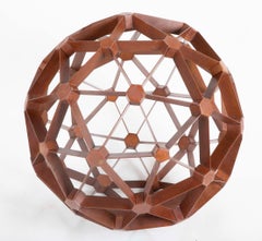 Waxed Steel Geodesic Sphere