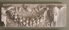 Well Detailed Early 20th Century Bucranium Plaster Frieze
