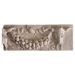 Well Detailed Early 20th Century Bucranium Plaster Frieze