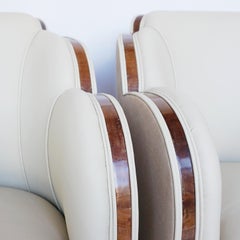 Well Proportioned Pair of Art Deco Cloud Armchairs by Harry & Lou Epstein