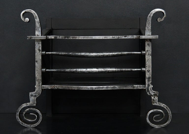 Well Proportioned Wrought Iron Firegrate For Sale at 1stDibs cresset
