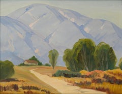 House in the Valley, Mid Century San Gabriel Mountains California Landscape