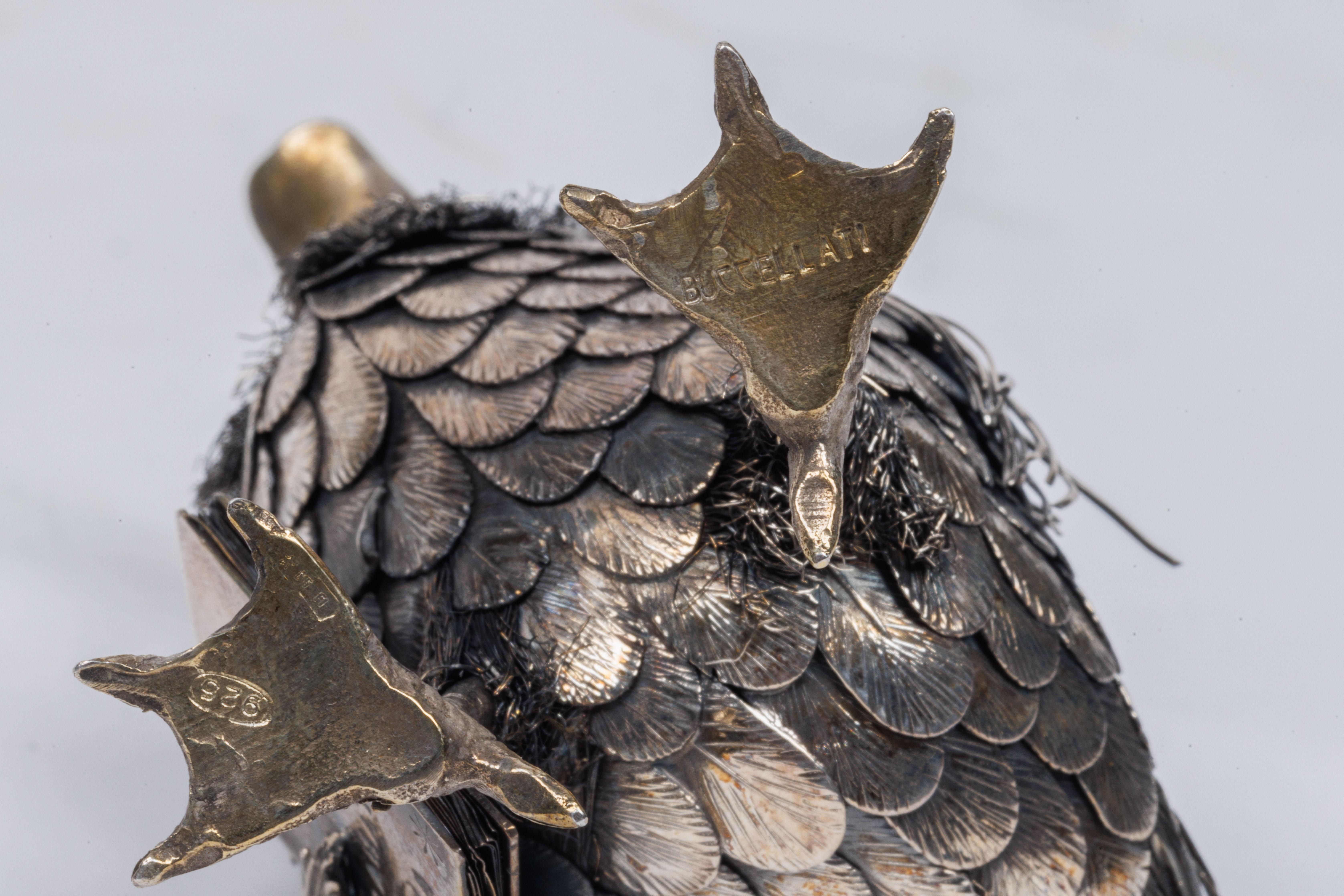 Eine skurrile Buccellati Sterling Silber Familie von vier Enten 7