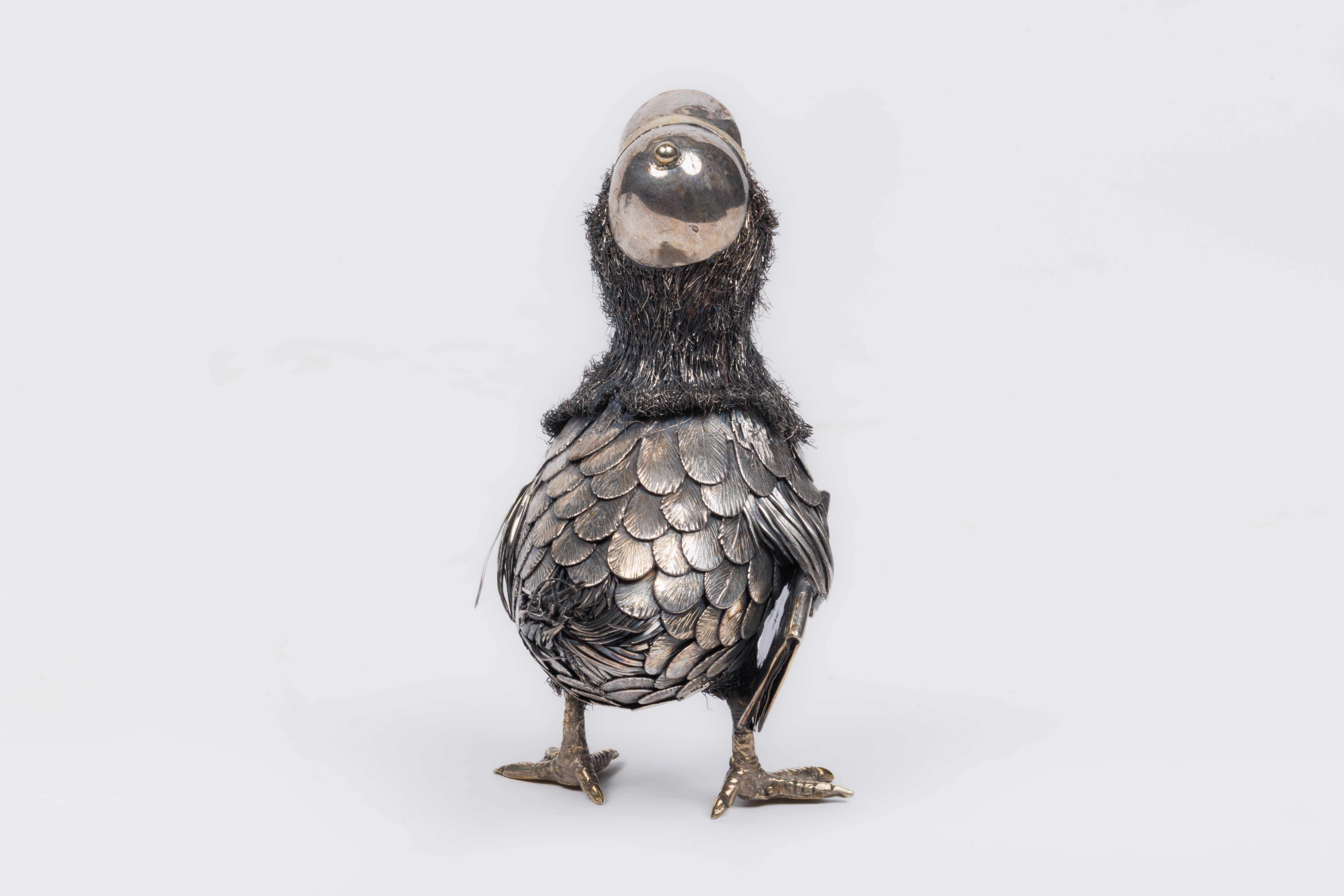 Eine skurrile Buccellati Sterling Silber Familie von vier Enten für Damen oder Herren