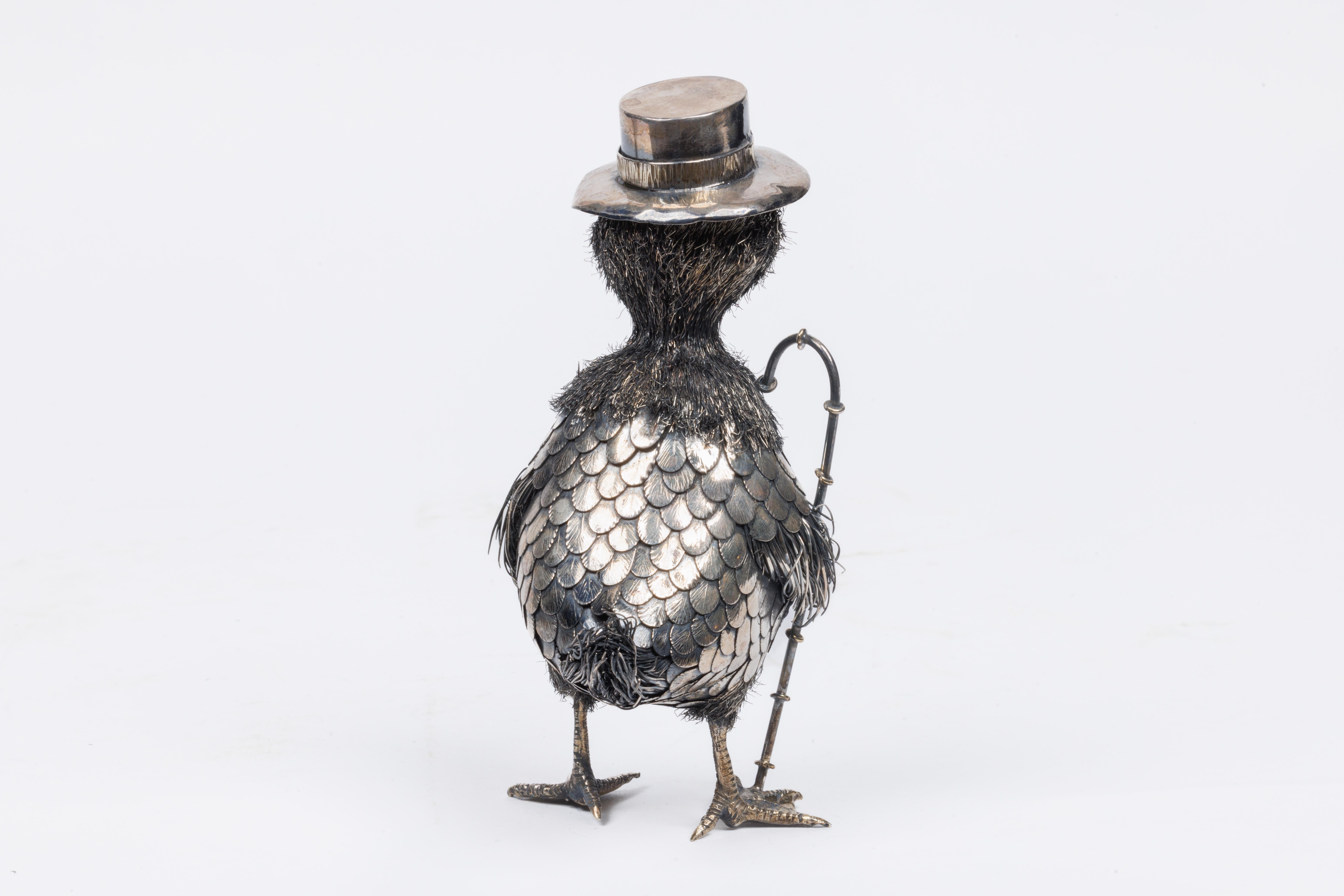 Eine skurrile Buccellati Sterling Silber Familie von vier Enten 2