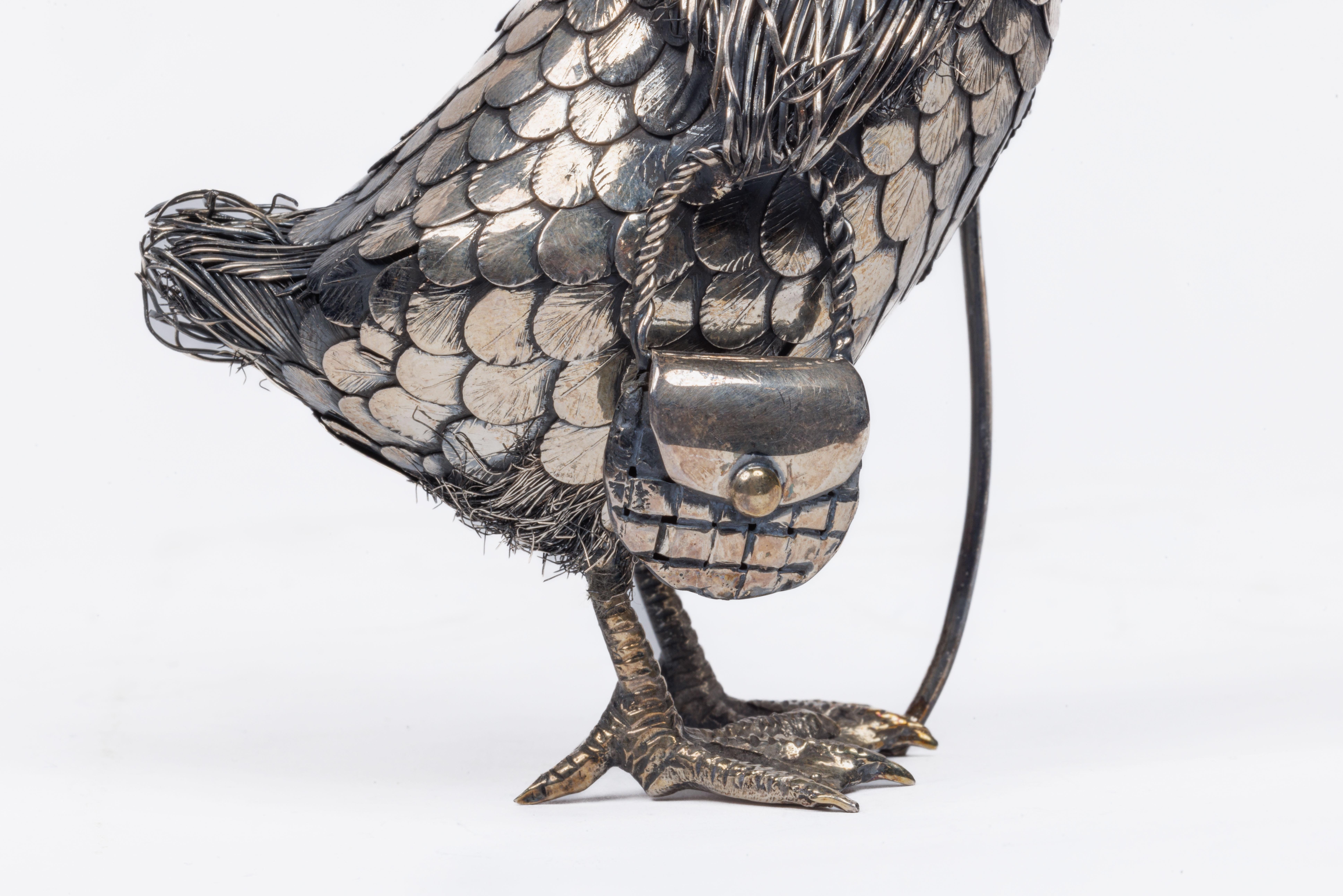 Eine skurrile Buccellati Sterling Silber Familie von vier Enten 5