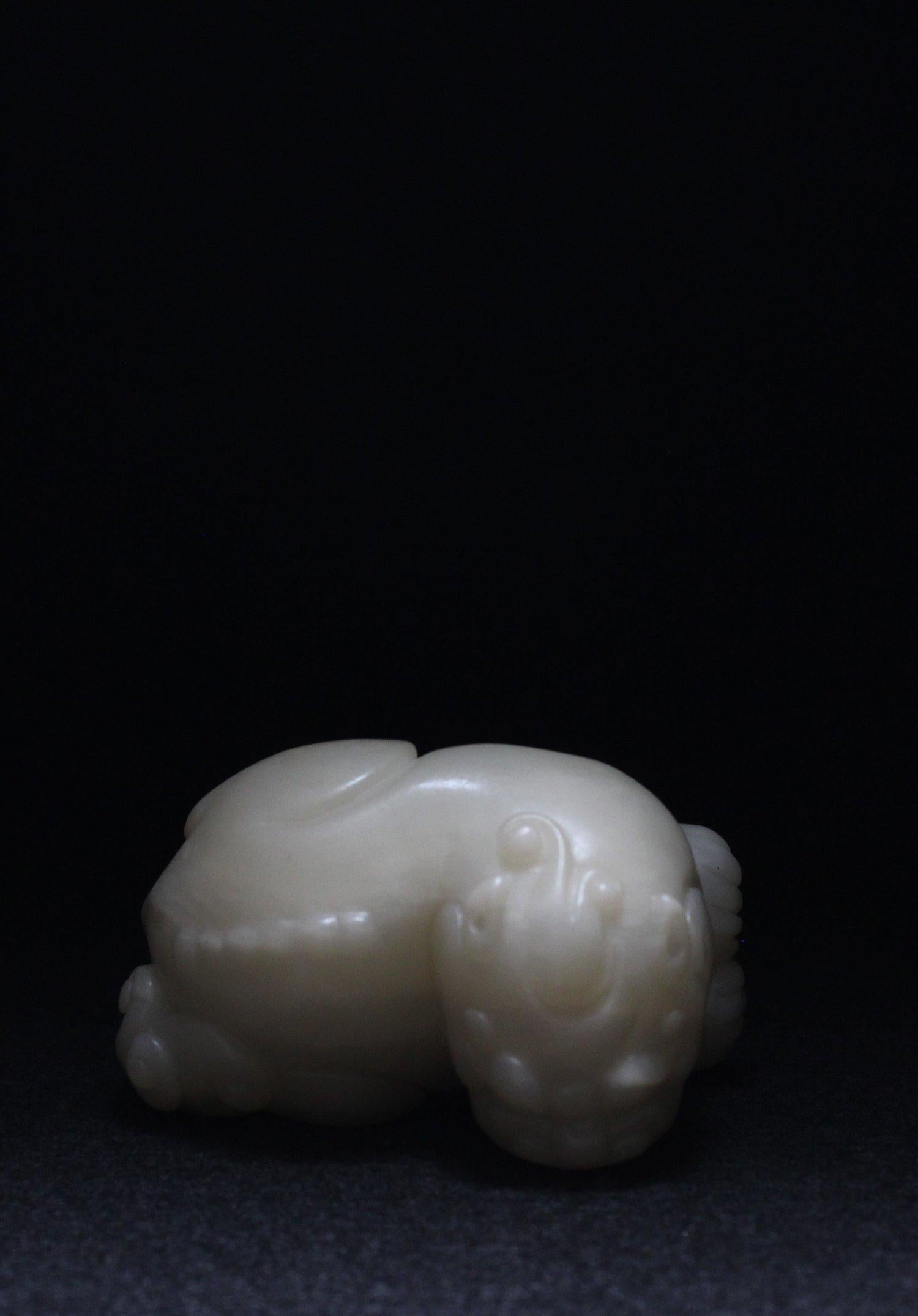 A White Jade Mythical Beast For Sale 3