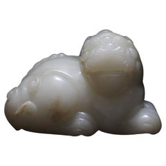 Una Bestia Mítica de Jade Blanco