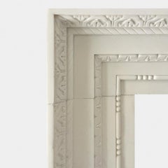 White Marble Georgian Style Reclaimed Fireplace