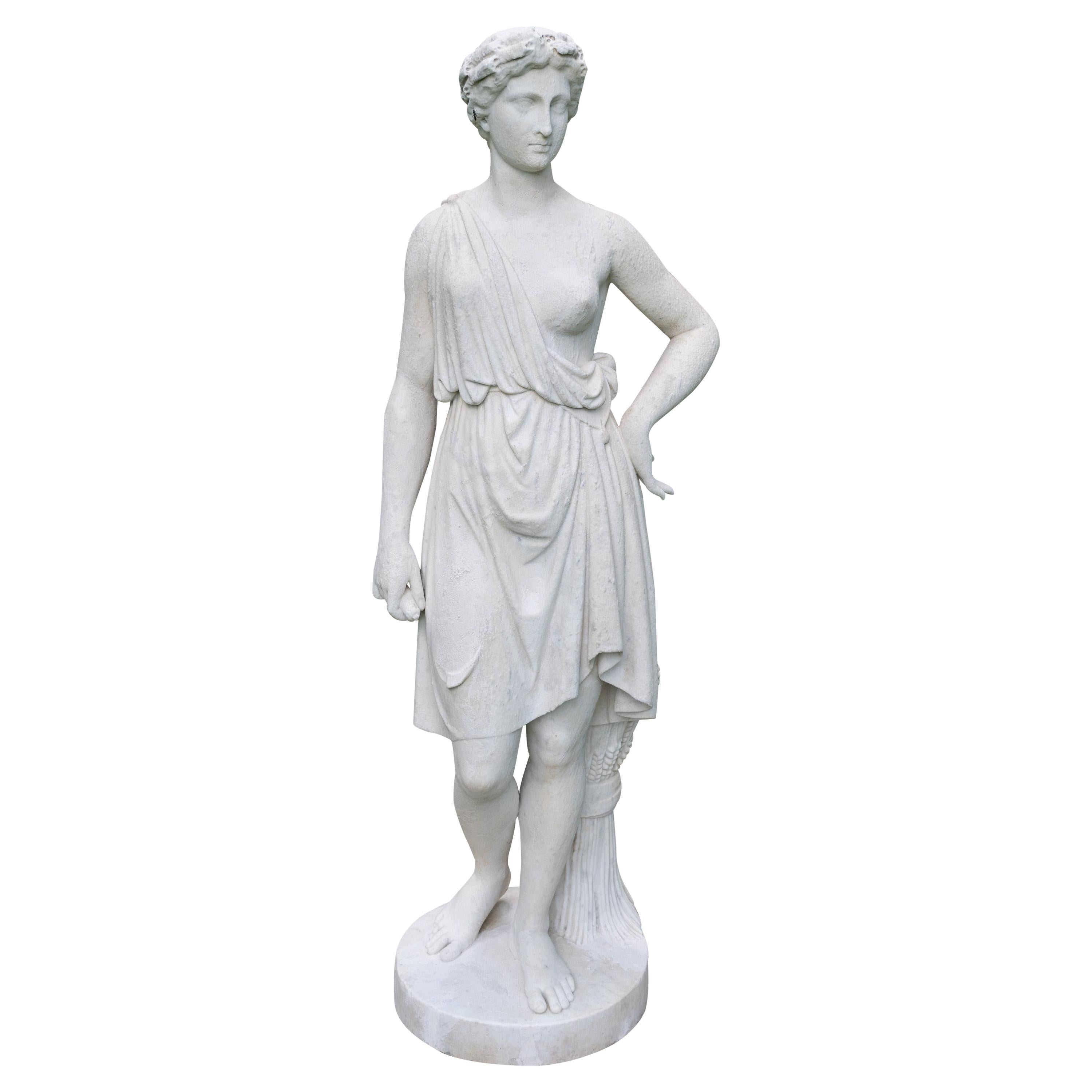 Italian Marble Statues 176 For Sale on 1stDibs