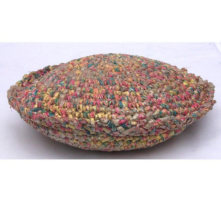 Whole Collection of Pieces Crocheted from Plastic Bags and Bread Wrappers For Sale at 1stDibs