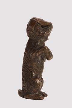 A Wiener bronze Manifacture ( Wiener Bronze ) a Terrier dog, Austria 1890.