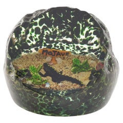 Used A William 
Carolyn Manson Mojave Desert Master Sample Paperweight, 1999