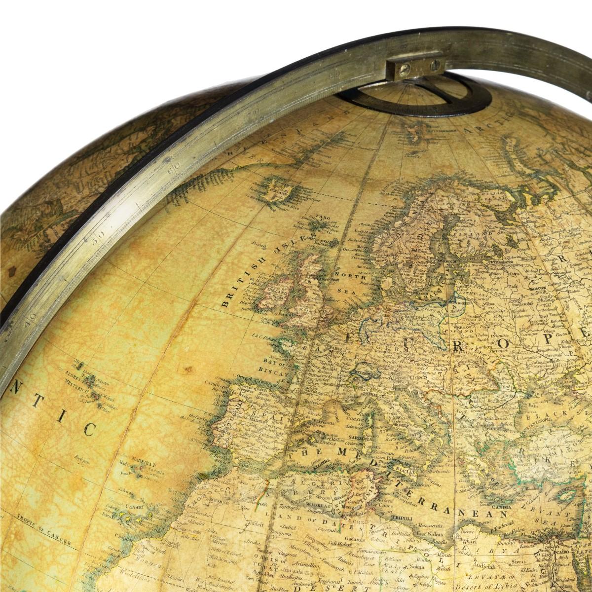 William IV Terrestrial Globe by Cruchley In Good Condition In Lymington, Hampshire