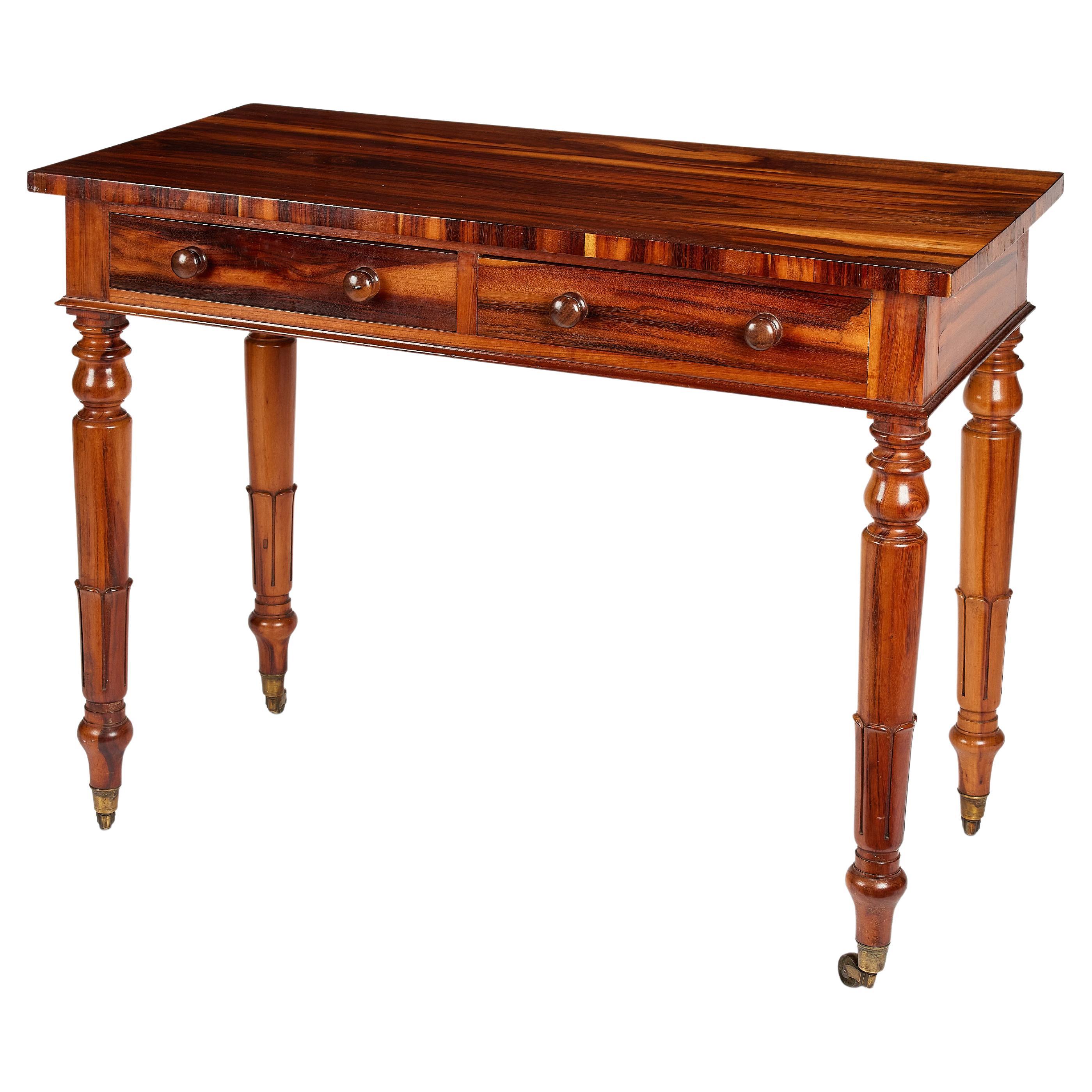 A William IV coramandel side table