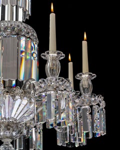 A William Iv Cut Glass Chandelier Attributed To Perry & Co