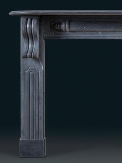 A William IV Irish Blue Limestone Chimneypiece