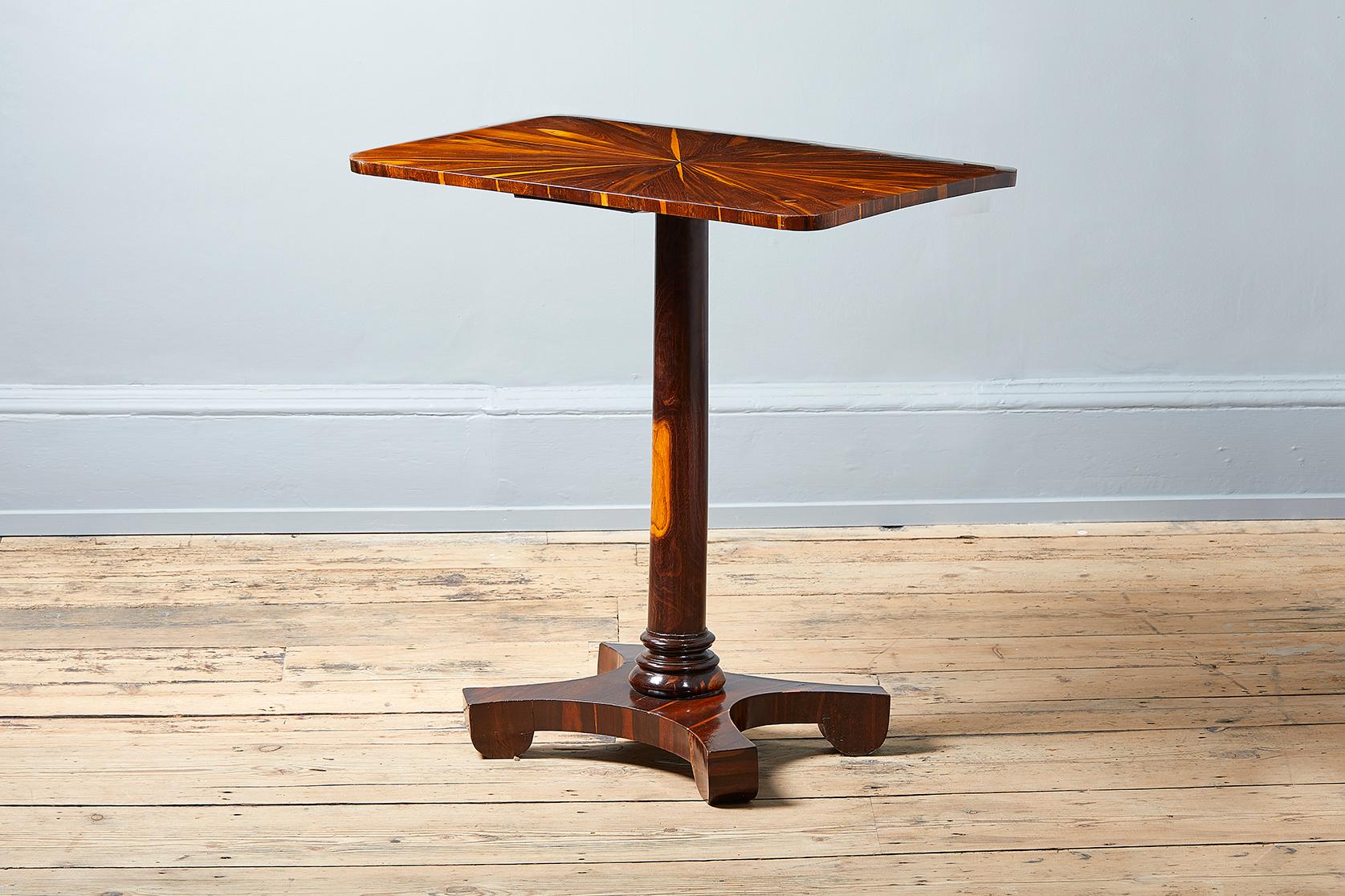 Wood 19th Century William IV Laburnum Side Table