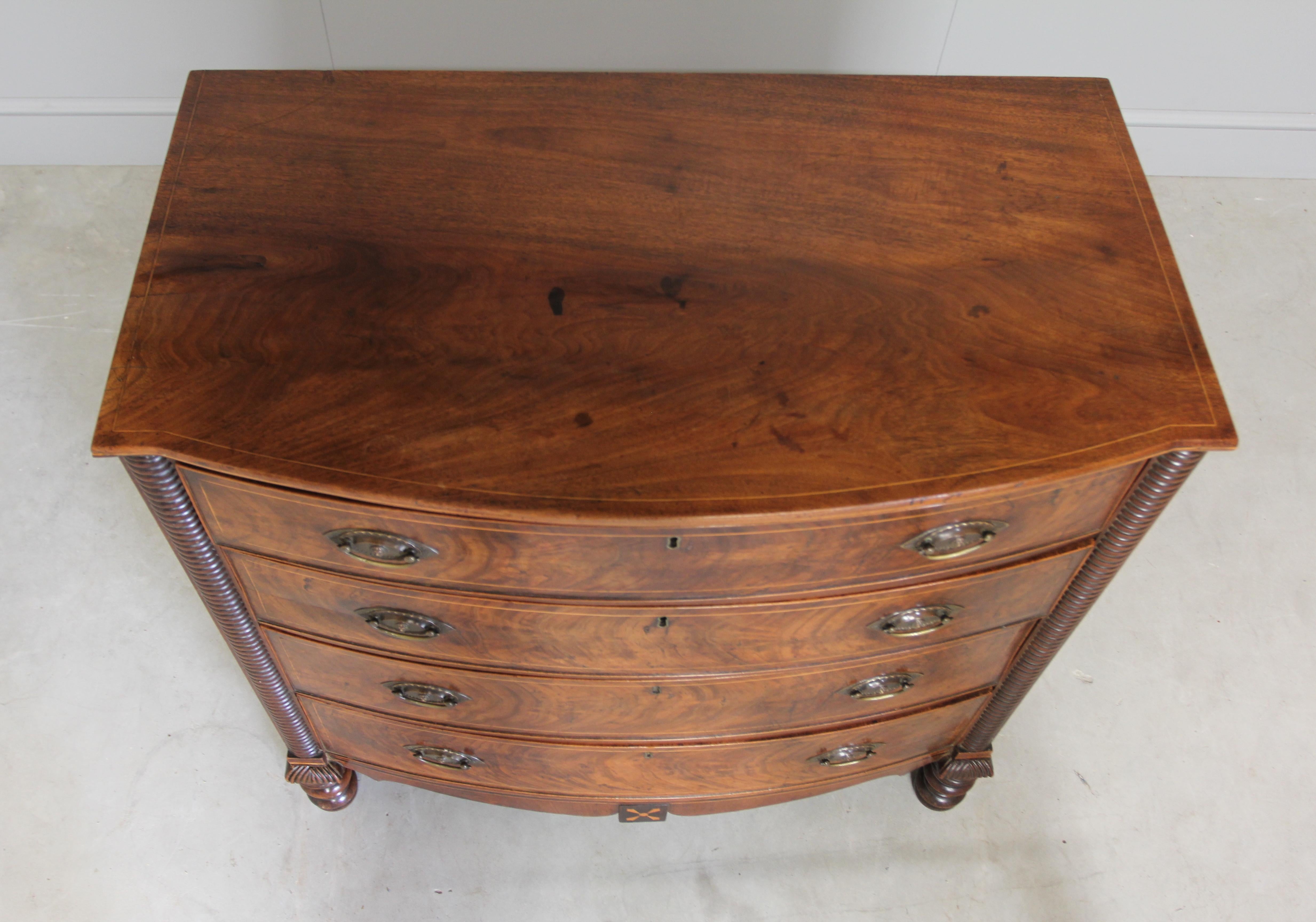 William IV Mahogany Chest of Drawers 3