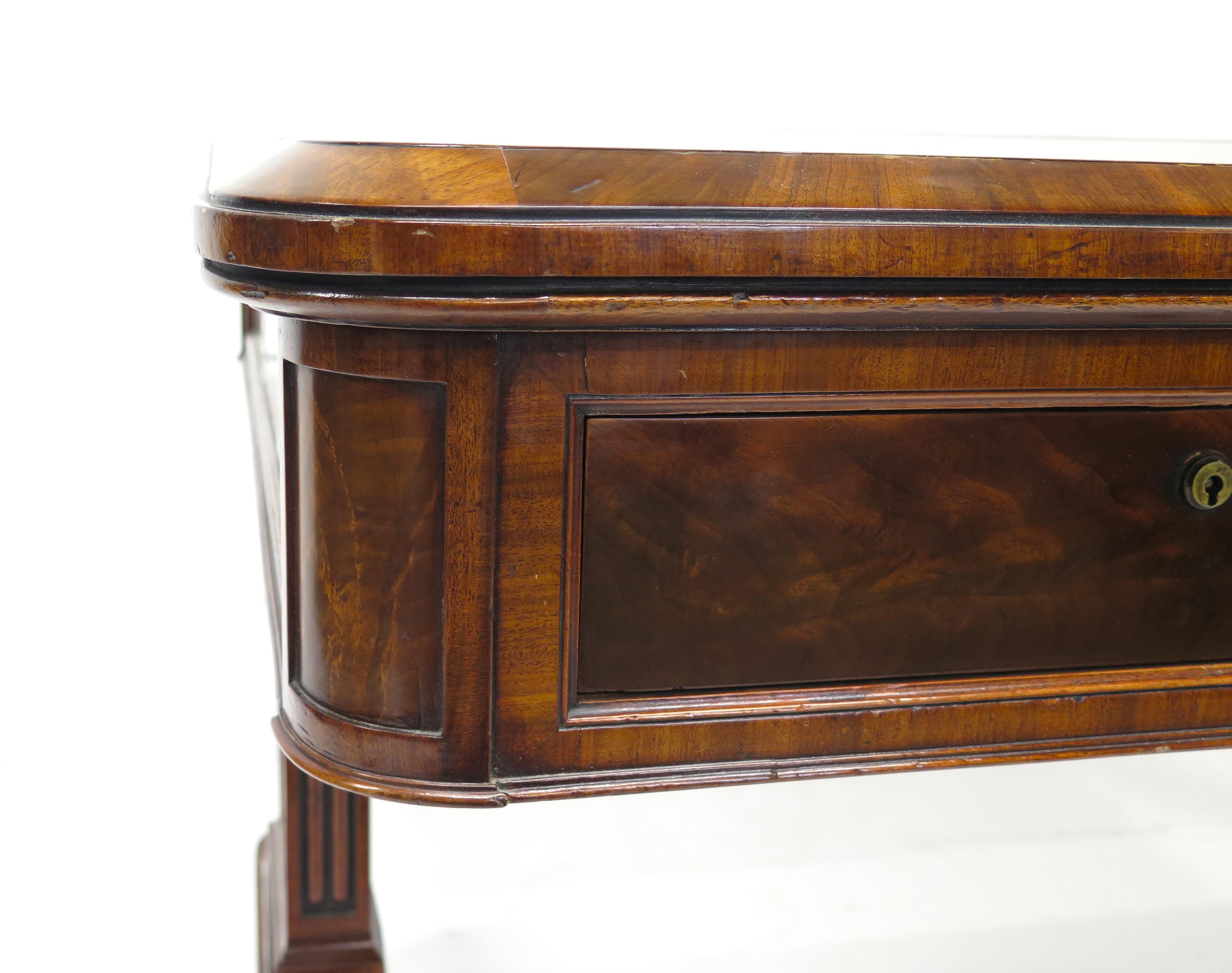 William IV Mahogany Library / Writing Table 2