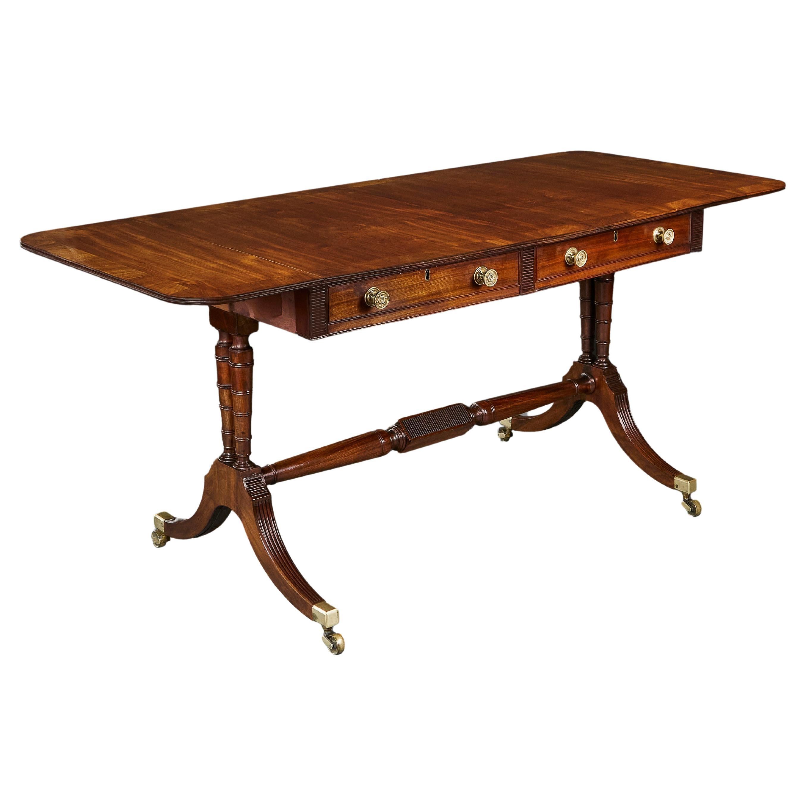 A William IV Mahogany Sofa Table For Sale