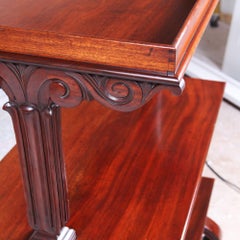 A William IV Mahogany Three Tier Etagere