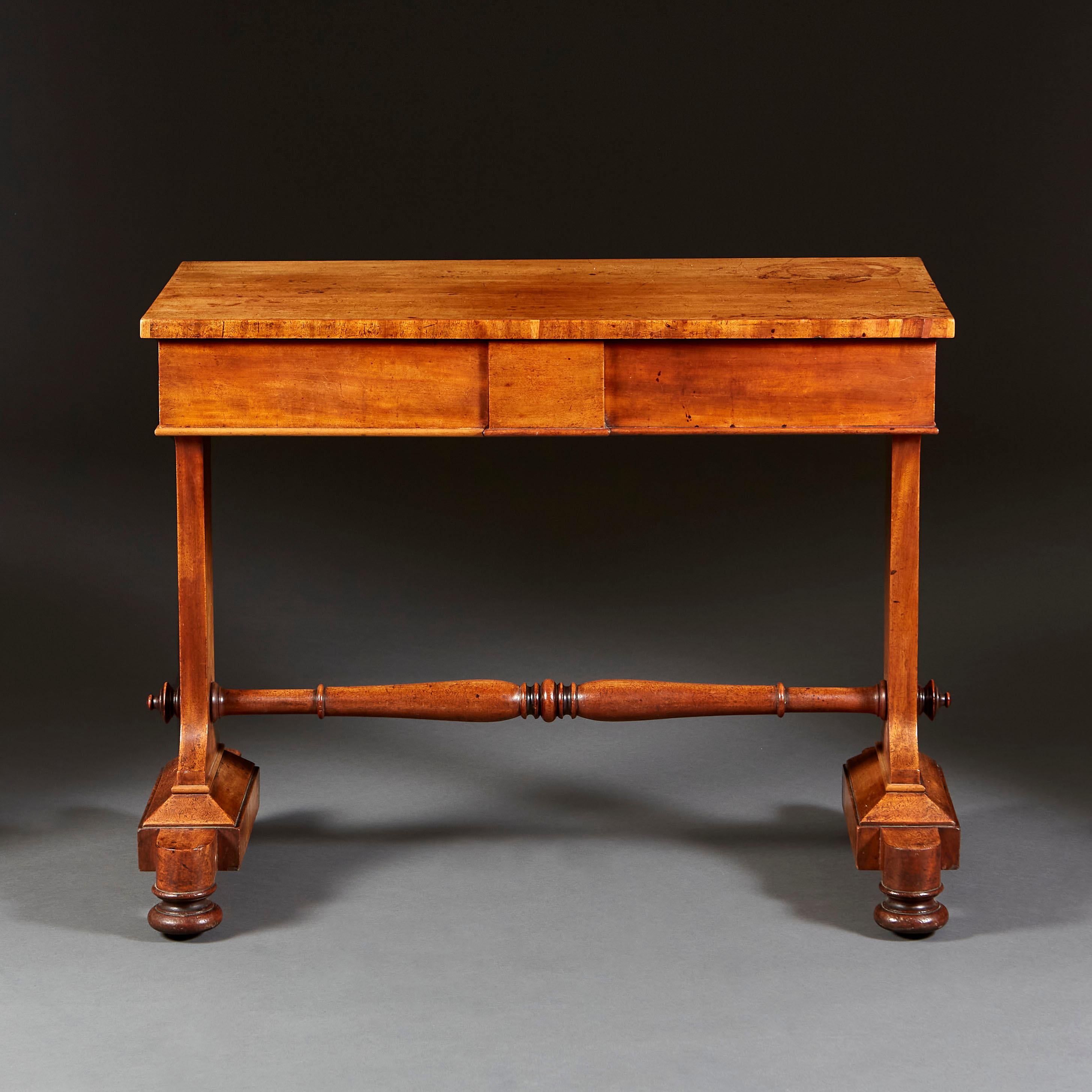 English William IV Mahogany Writing Table For Sale