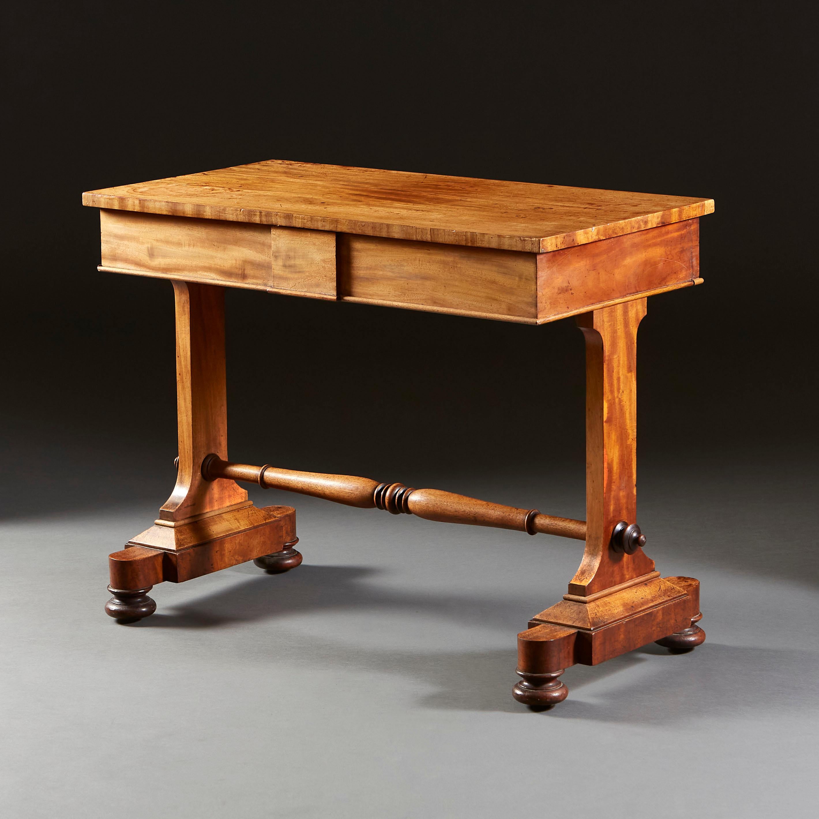19th Century William IV Mahogany Writing Table For Sale