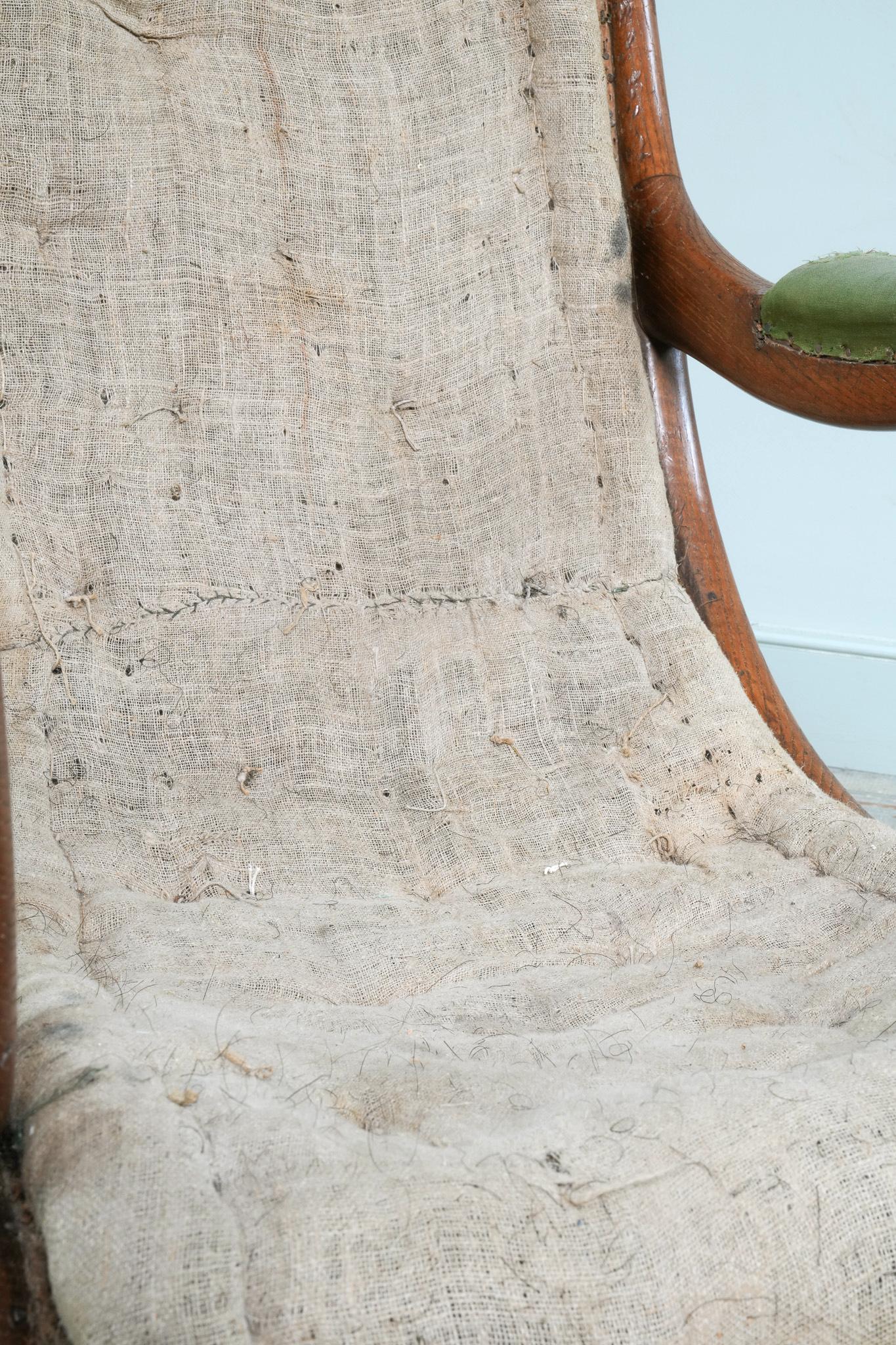 A William IV Oak Library Chair 5
