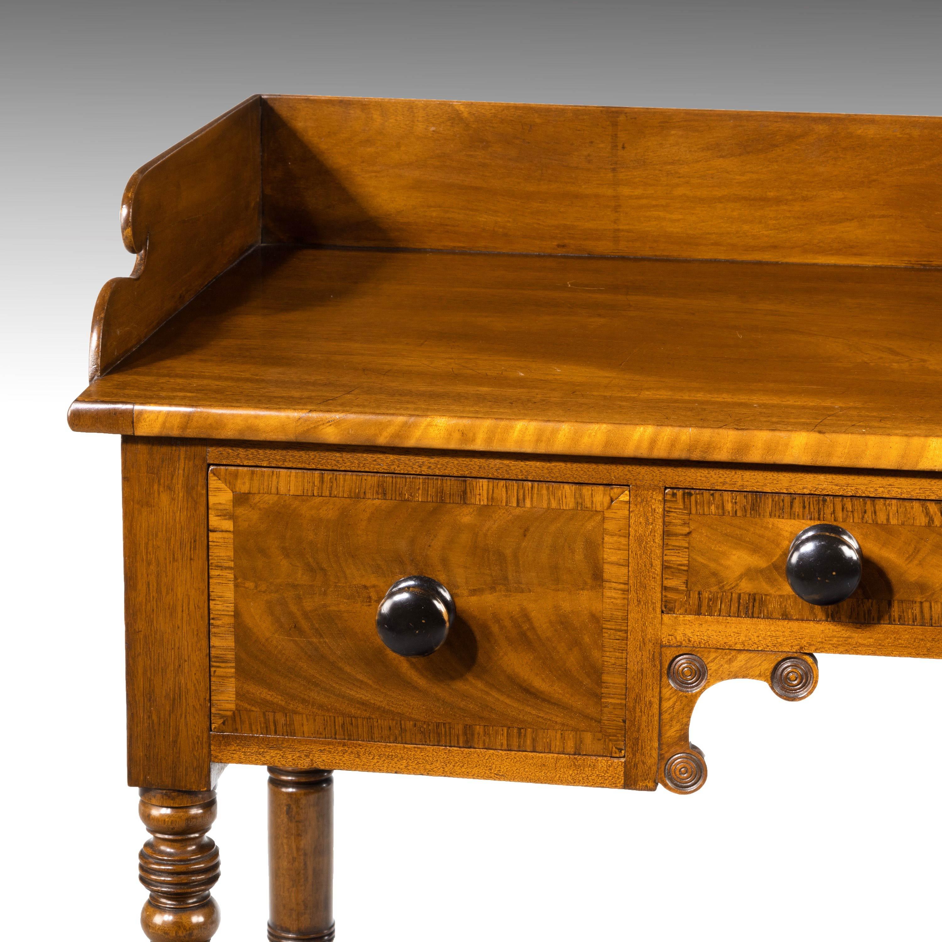 English William IV Period Side or Serving Table in the Manner of Gillows