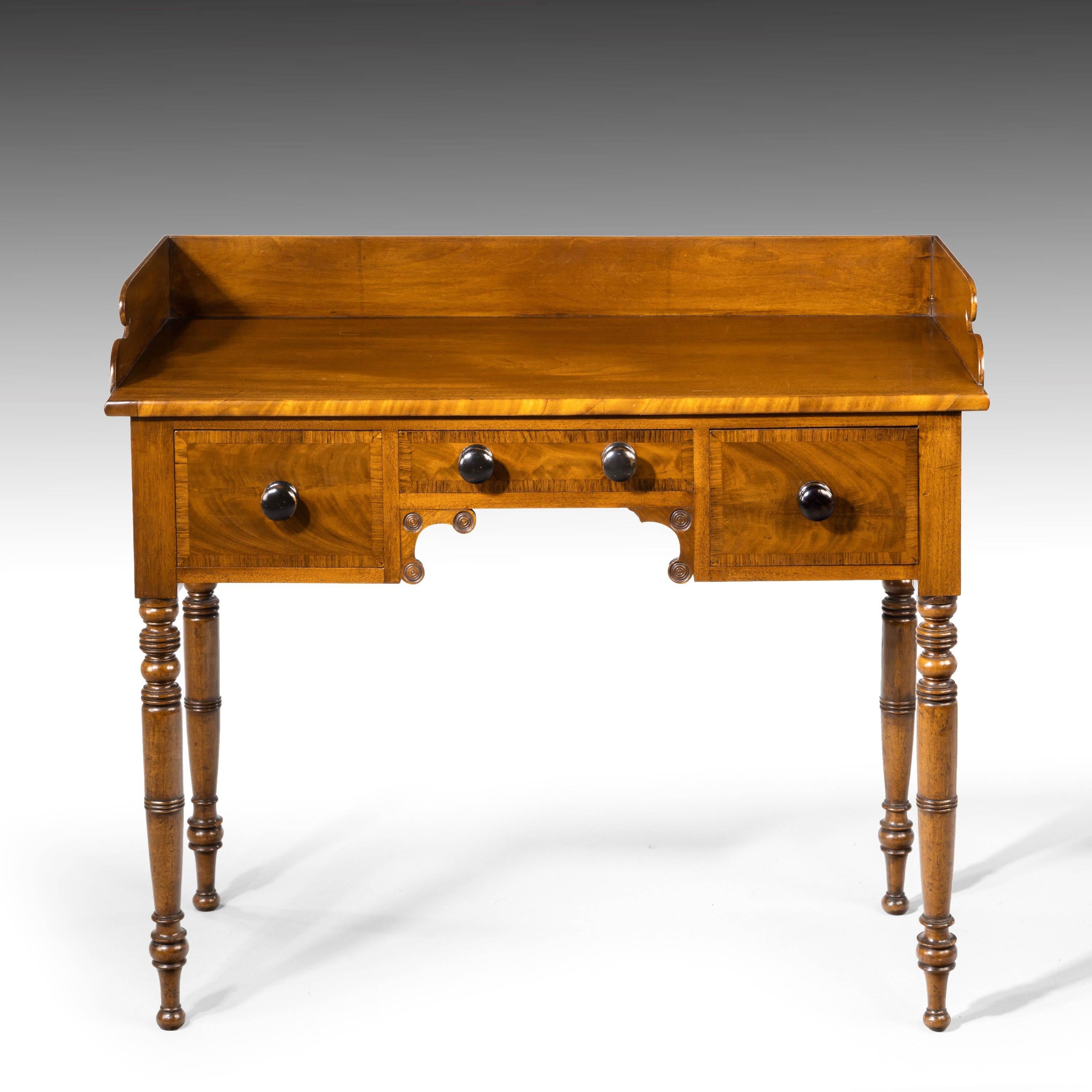 Wood William IV Period Side or Serving Table in the Manner of Gillows