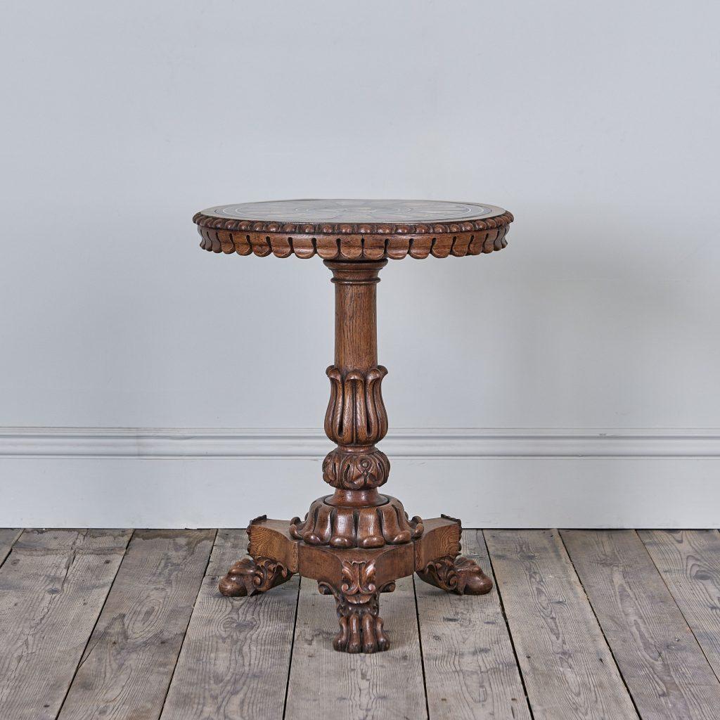 English A William IV Specimen Marble Top Table For Sale