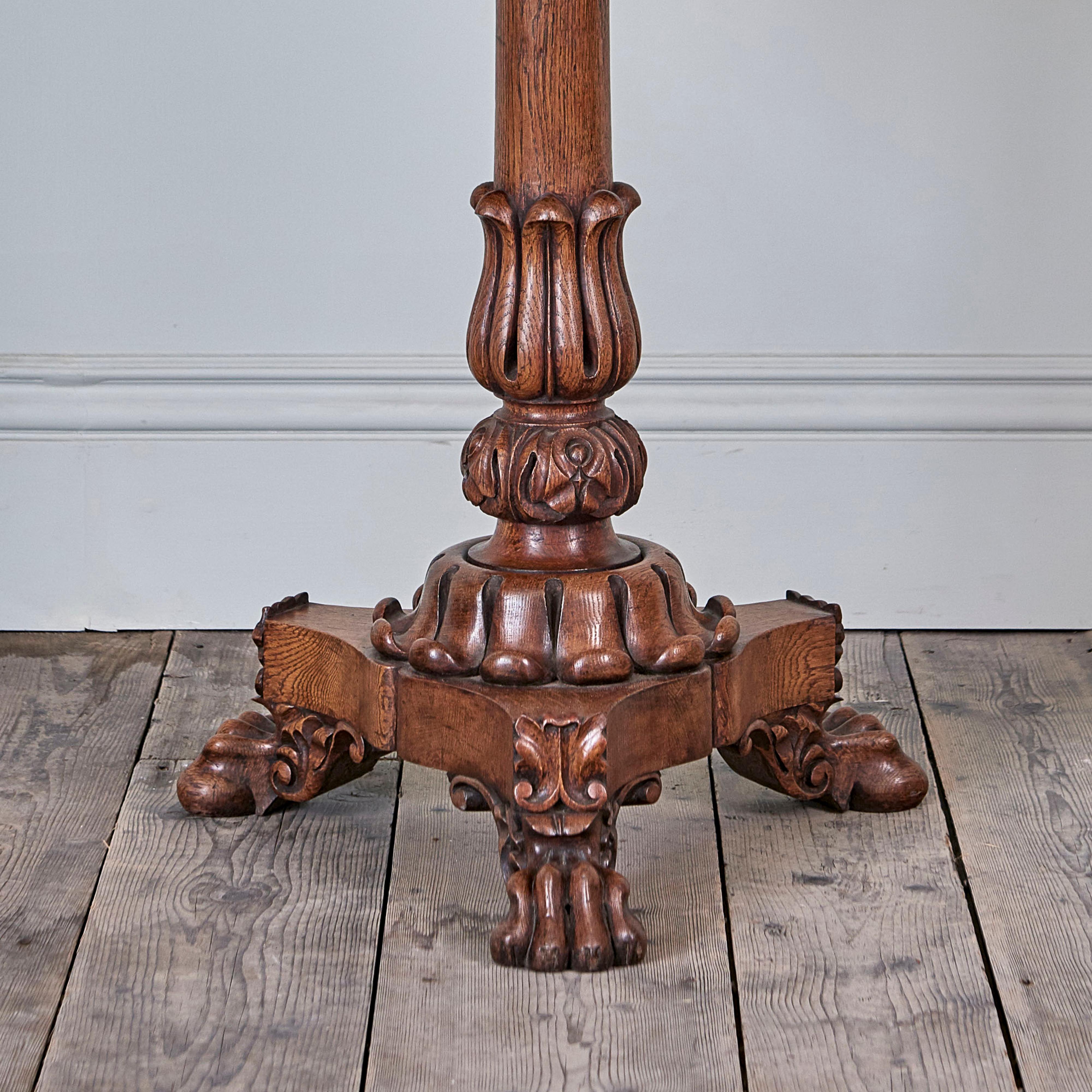 Carved A William IV Specimen Marble Top Table For Sale