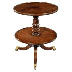 Antique William IV Two Tier Mahogany Table Attribruted to Gillows