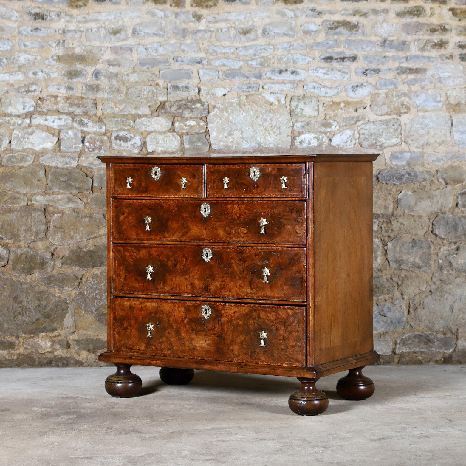 Early 18th Century William & Mary Chest