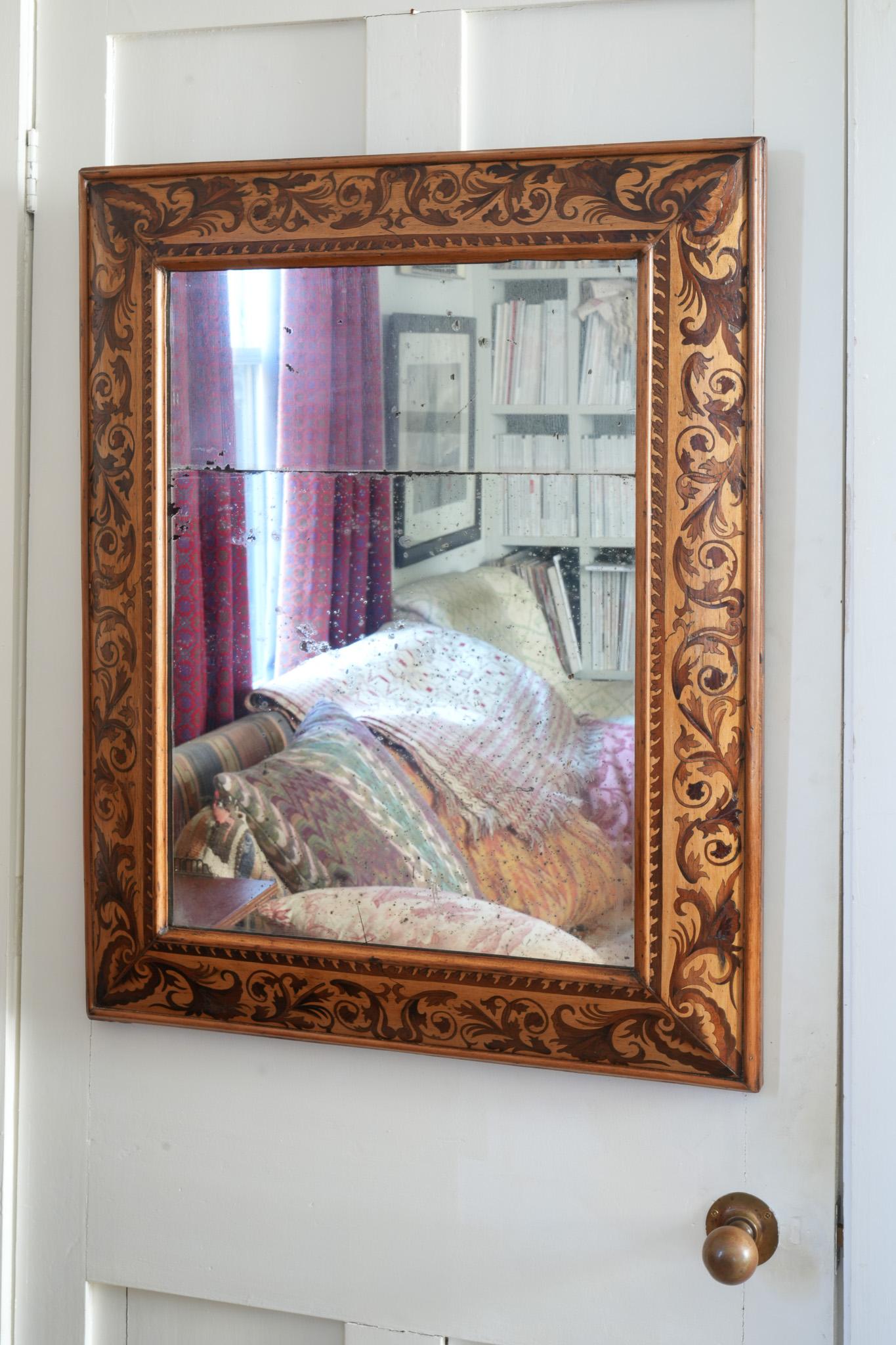 A William & Mary Cushion Mirror For Sale 2
