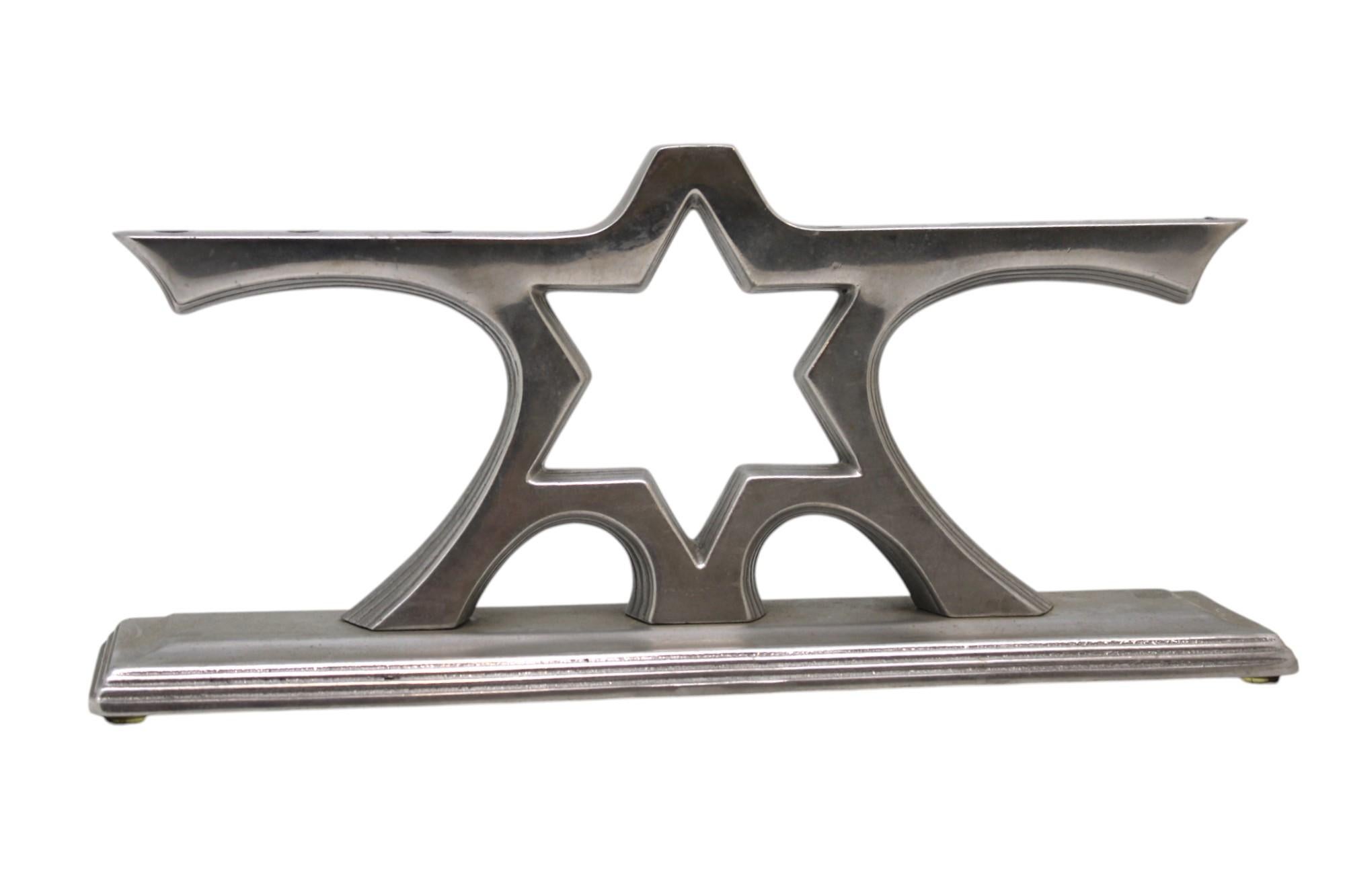 Calco Una Menorah a stella di David di Wilton in vendita