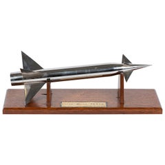 Vintage Wind Tunnel Model of a French Sounding Rocket