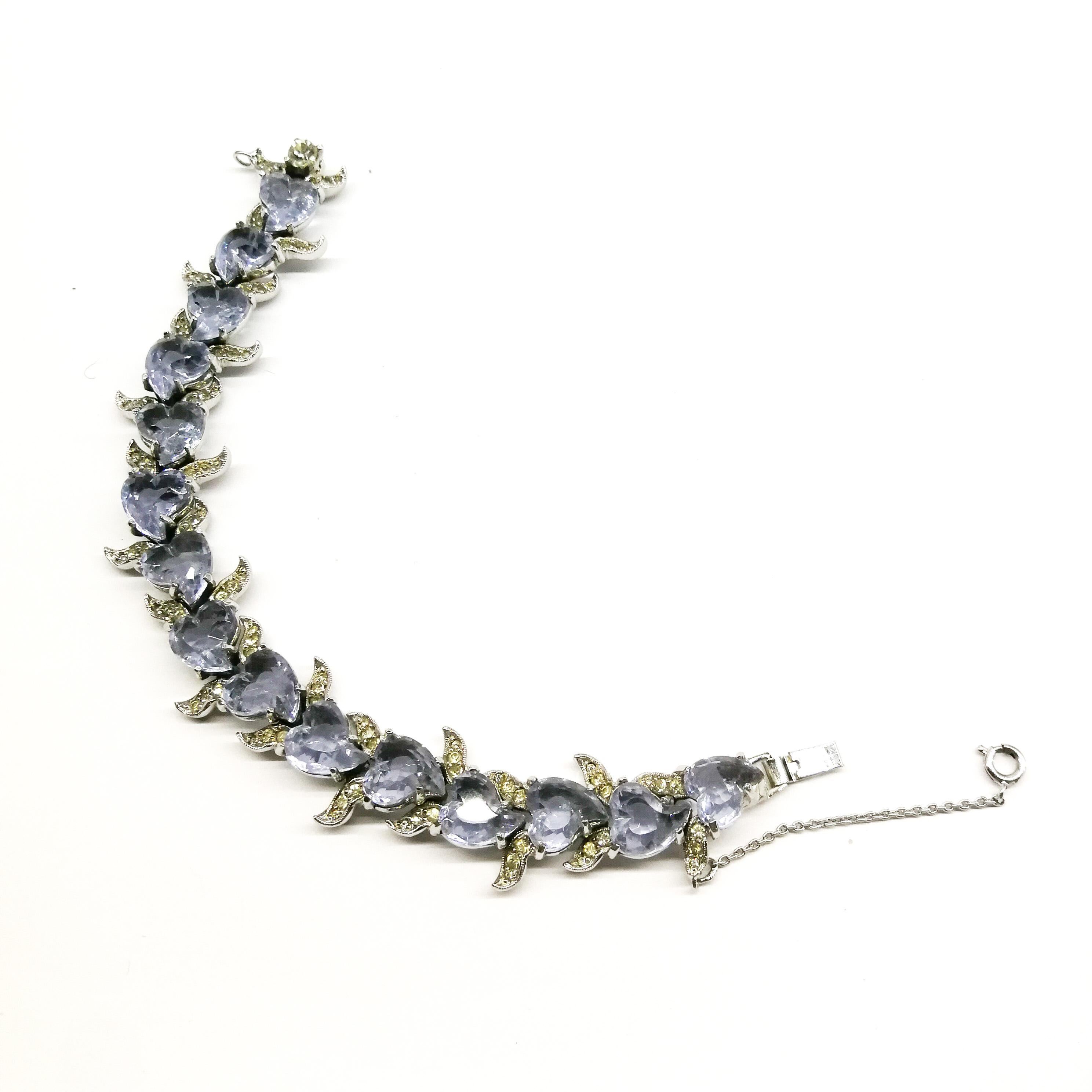 A 'Witch's Heart' necklace and bracelet, Christian Dior by Mitchel Maer, 1950s. 5