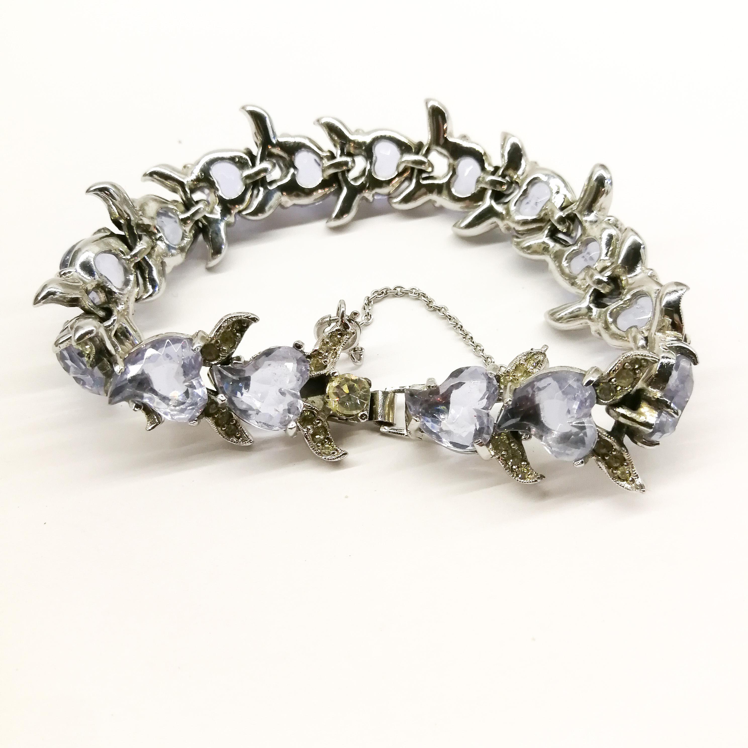 A 'Witch's Heart' necklace and bracelet, Christian Dior by Mitchel Maer, 1950s. 7