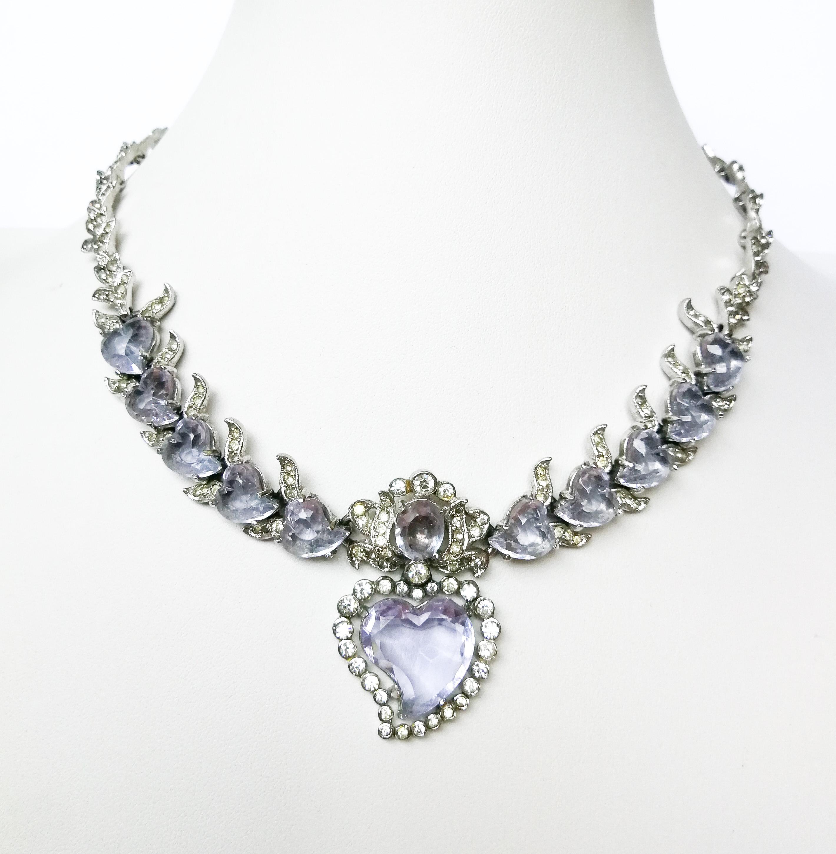 christian dior heart necklace