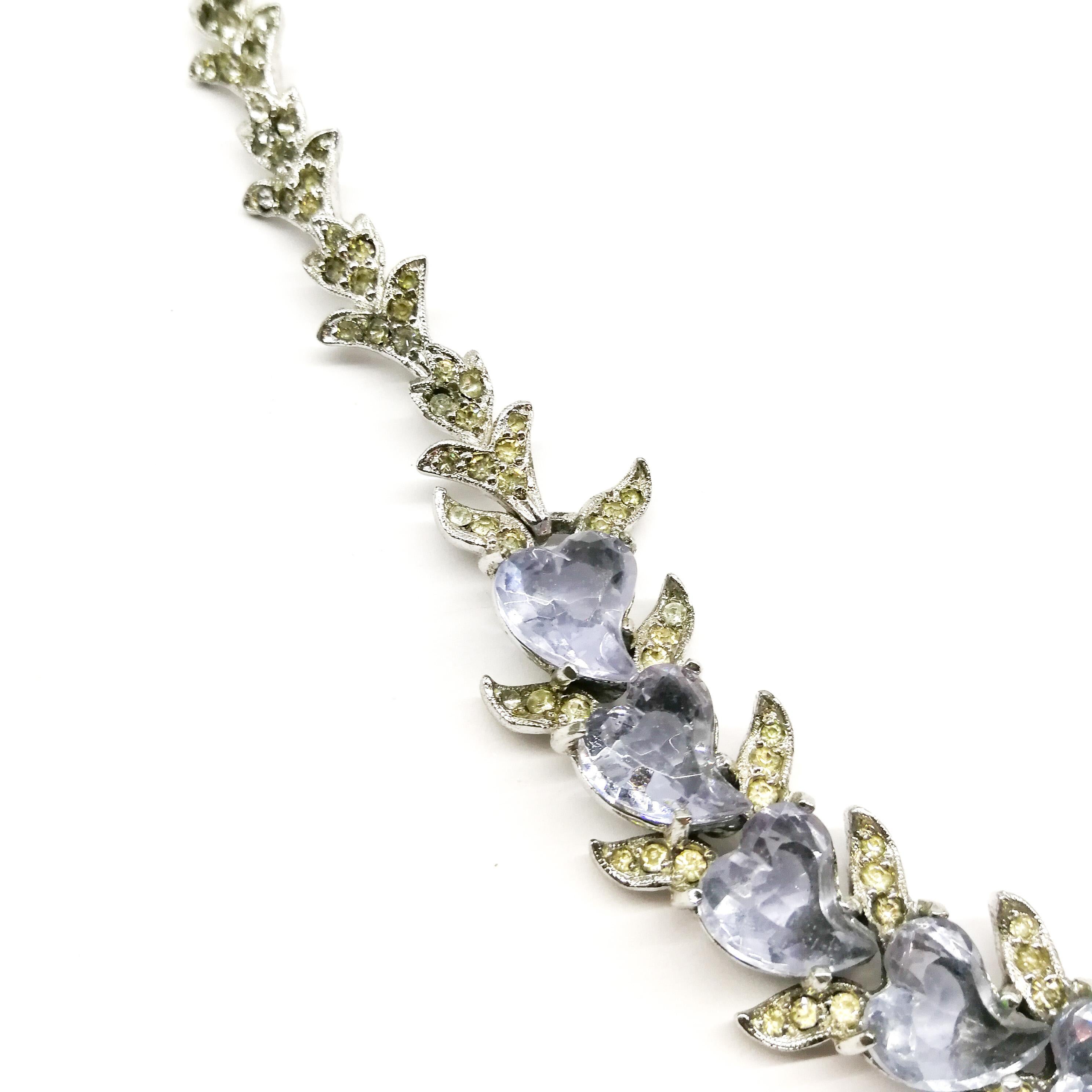 A 'Witch's Heart' necklace and bracelet, Christian Dior by Mitchel Maer, 1950s. In Good Condition In Greyabbey, County Down