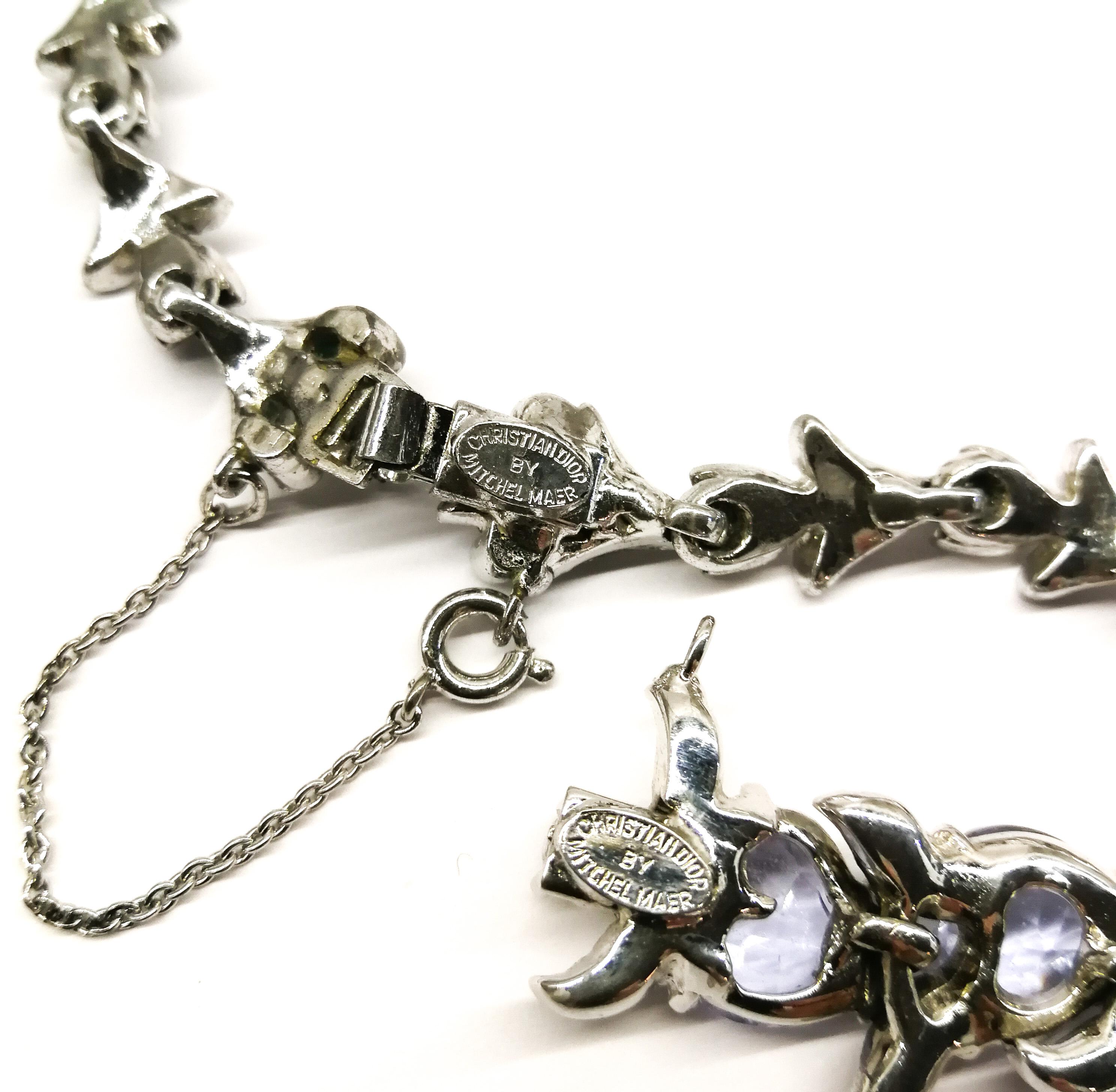 A 'Witch's Heart' necklace and bracelet, Christian Dior by Mitchel Maer, 1950s. 1