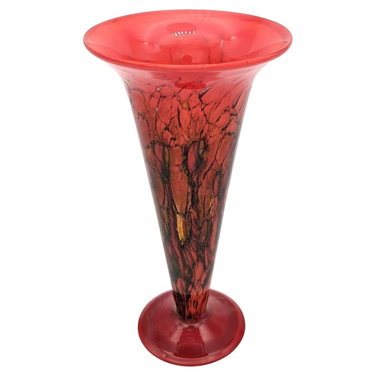 A W.M.F. "Ikora" Art Deco Vase mit Form N° 507 und Dekor N° 3618, ca. 1930