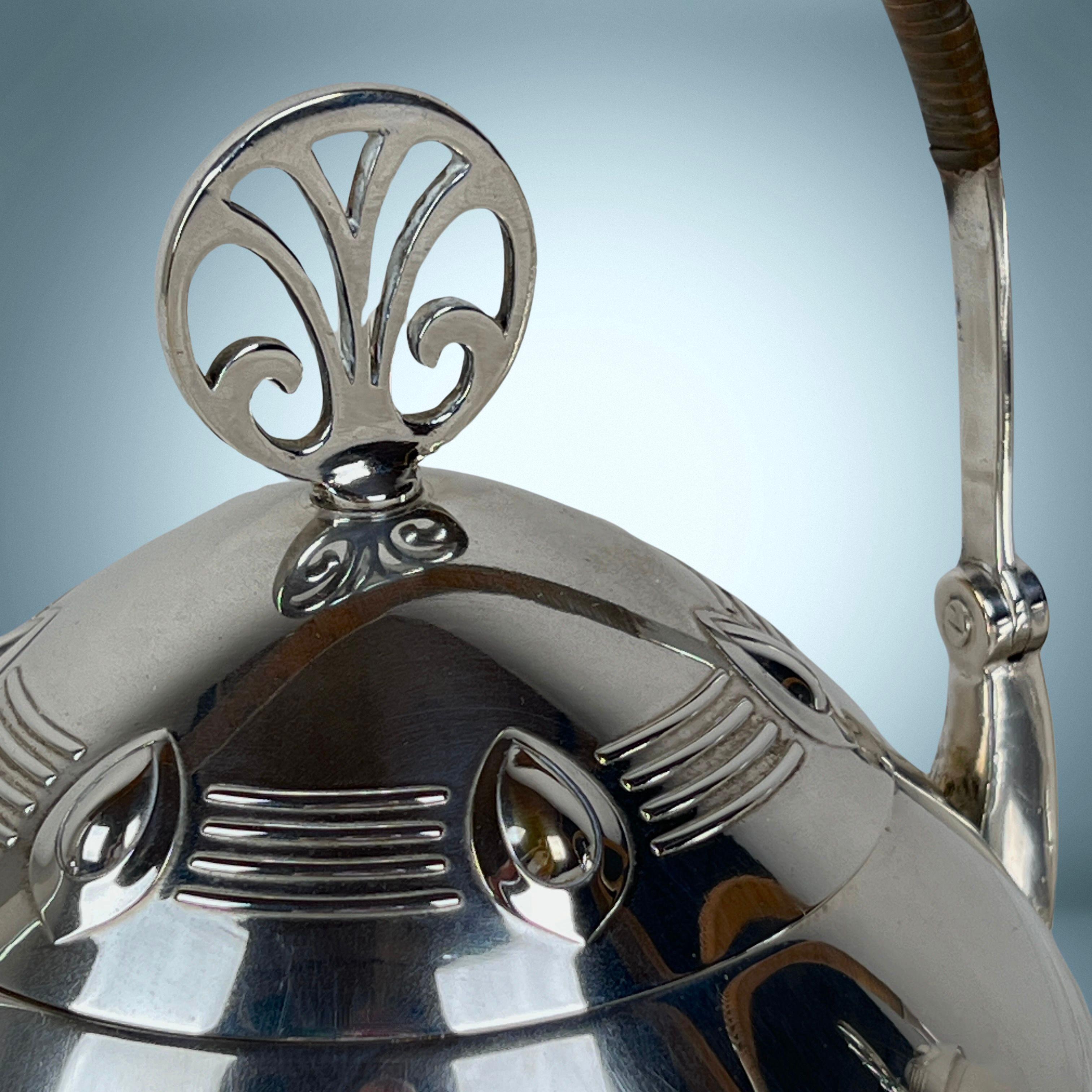 Metal A WMF Silver Plate Jugendstil Tea And Coffee Set Circa 1906
