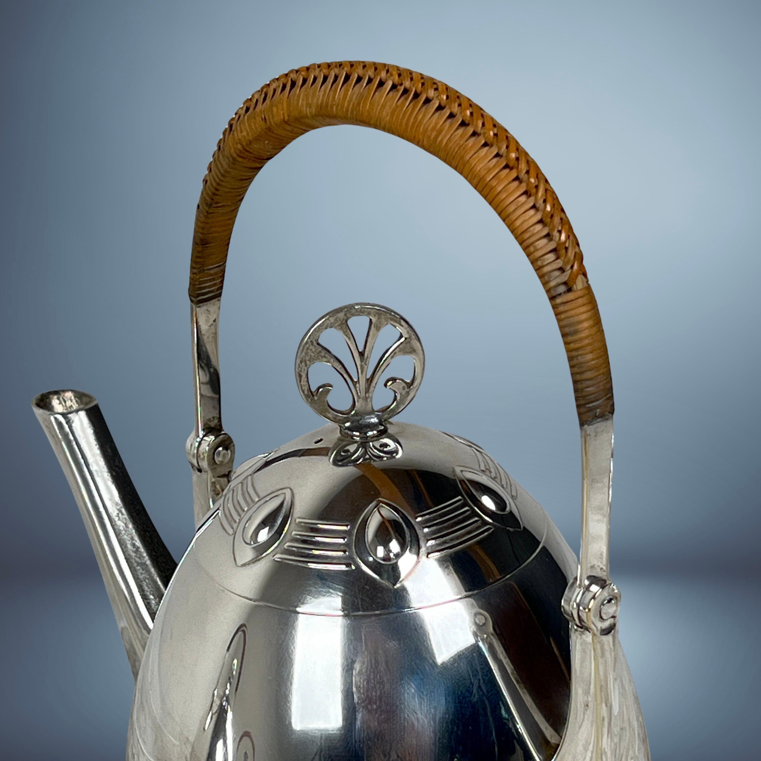 A WMF Silver Plate Jugendstil Tea And Coffee Set Circa 1906 1