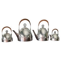 A WMF Silver Plate Jugendstil Tea And Coffee Set Circa 1906