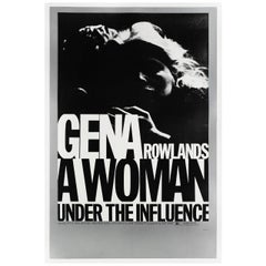 affiche de film en une feuille "A Woman Under The Influence" 1974 (États-Unis)